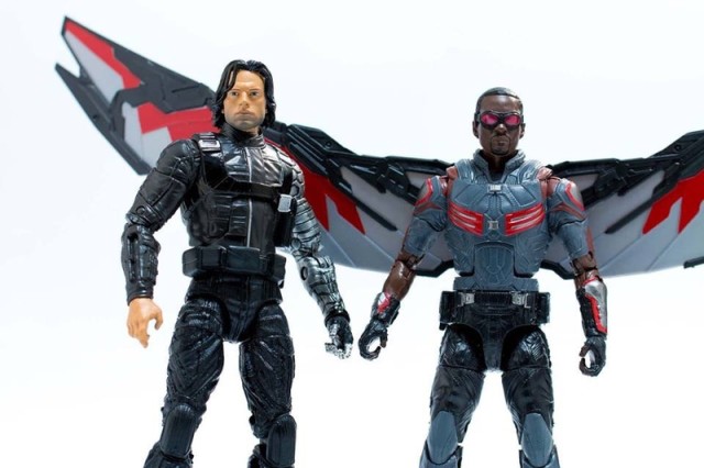 Walmart Marvel Legends Civil War Falcon and Winter Soldier Figures