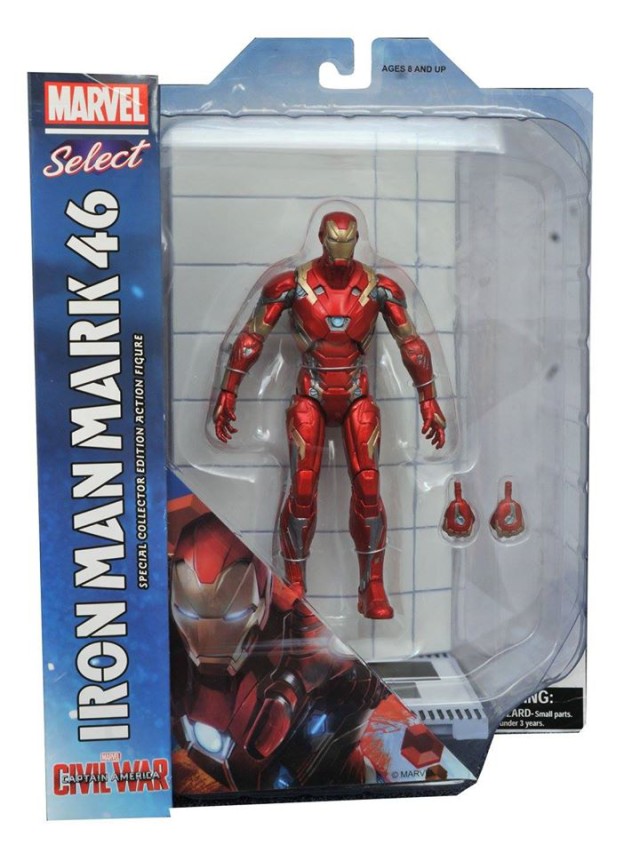 Marvel Select Iron Man Civil War Figure Packaged
