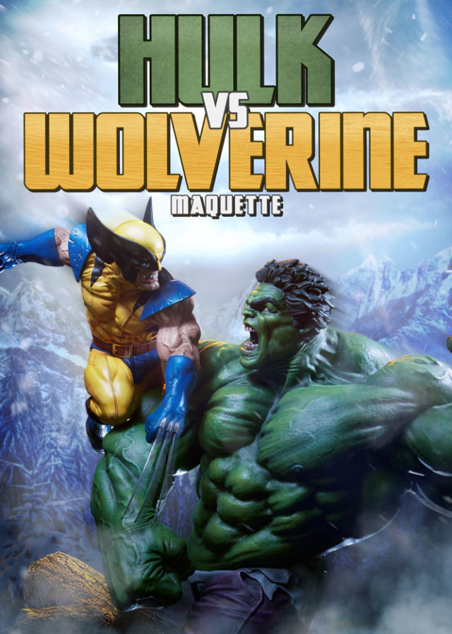 Sideshow Collectibles Hulk vs. Wolverine Maquette