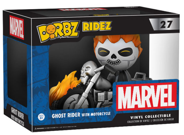 Dorbz Ridez Ghost Rider with Motorcycle Set Box Packaged