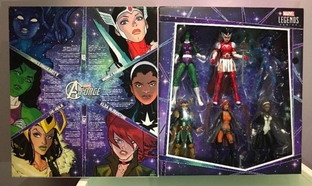 Marvel Legends A-Force Box Set Opened