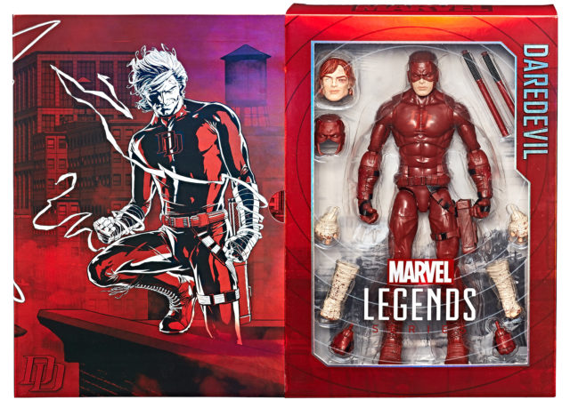 Packaging for 2017 SDCC Hasbro Exclusive Marvel Legends Daredevil