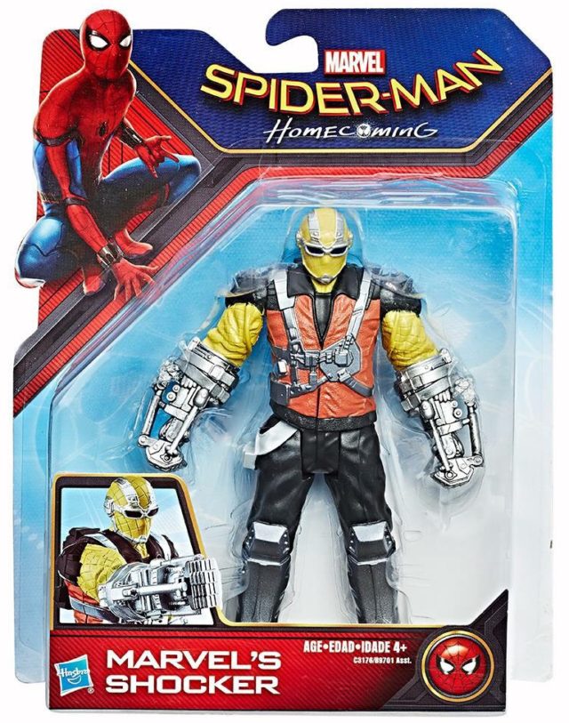 Spider-Man Homecoming Shocker Six Inch Figure Hasbro