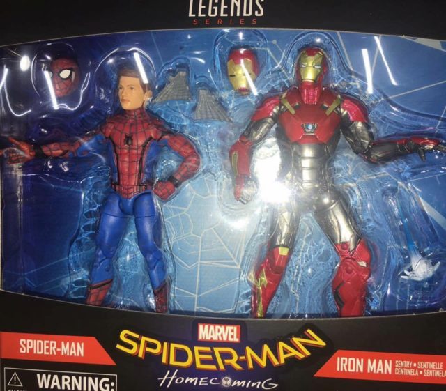 Spider-Man Homecoming Marvel Legends Two-Pack Packaged