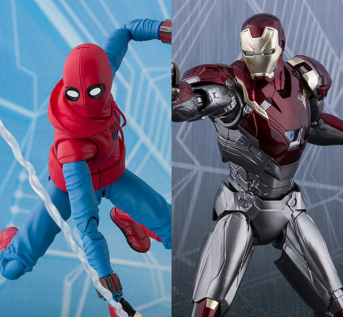 SH Figuarts Homemade Suit Spider-Man & Iron Man Figures! - Marvel Toy News