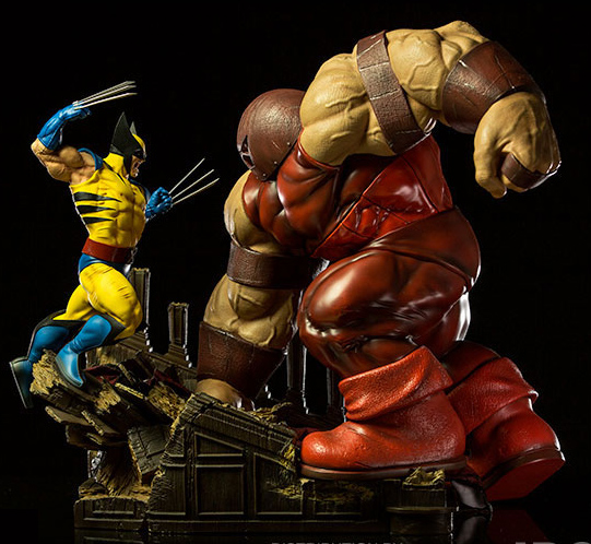 Iron Studios Juggernaut vs Wolverine Statue