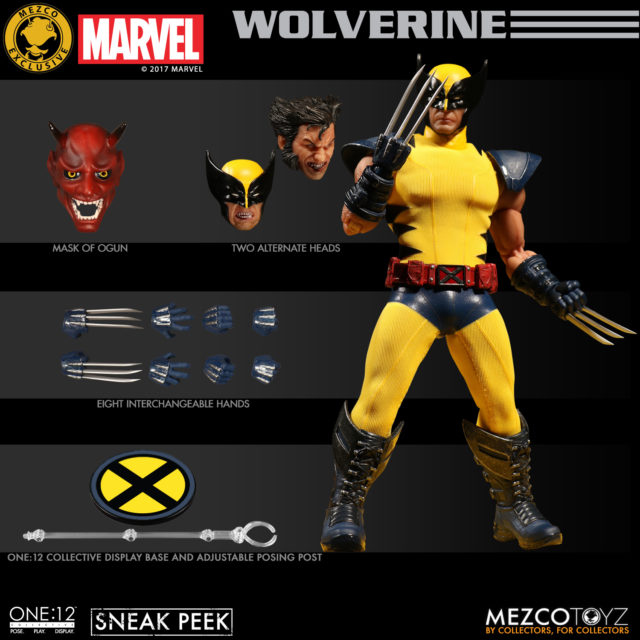 ONE 12 Collective Jim Lee Wolverine Figure and Accessories NYCC 2017 Exclusive