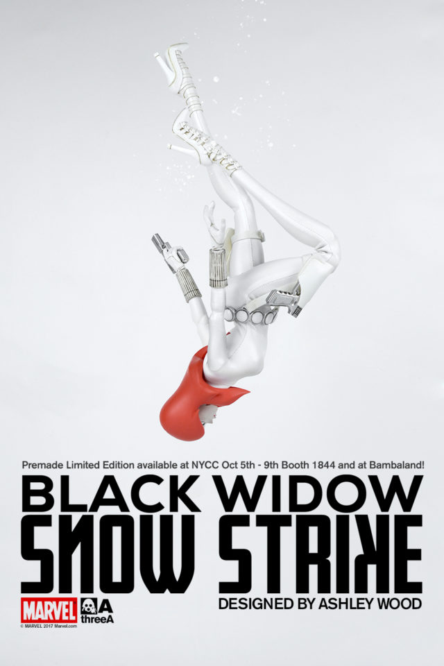 NYCC 2017 Exclusive Snow Strike Black Widow Figure