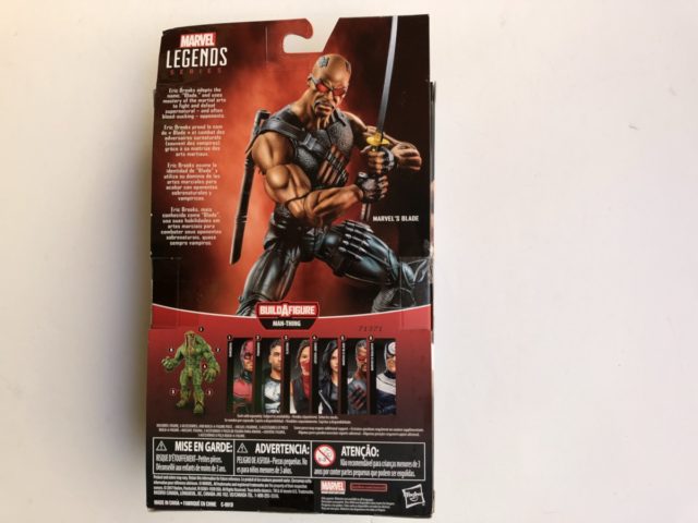 Marvel Legends Blade Figure Review & Photos Man-Thing Series - Marvel ...