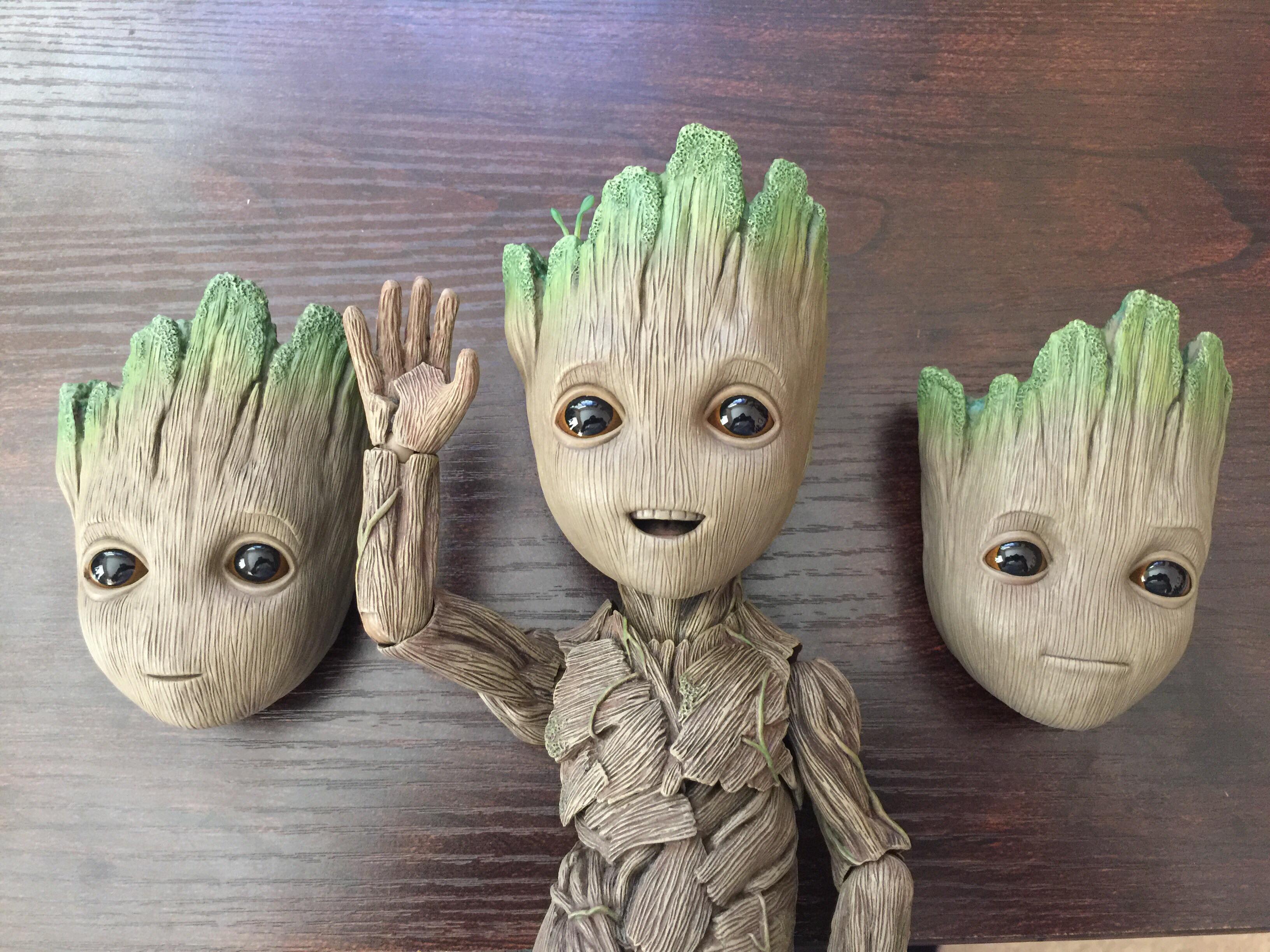 Hot Toys Life Size Baby Groot Figure Review Photos Marvel Toy News ...