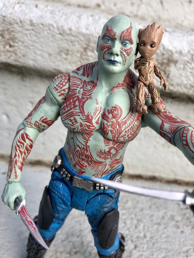 Marvel Select Guardians of the Galaxy Vol. 2 Drax Review Baby Groot