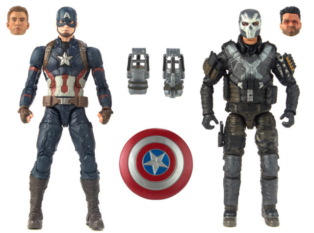 Marvel Legends 10 10 Years of Marvel Studios Captain America and Crossbones Six Inch Figures