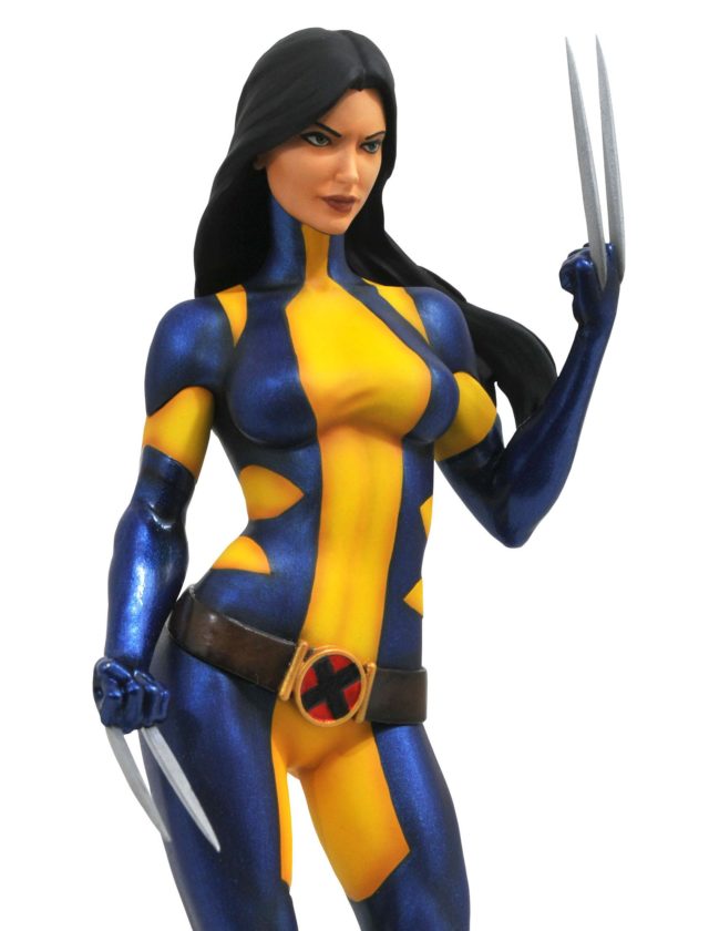 Marvel Gallery Laura Kinney Unmasked X-23 Statue Close-Up