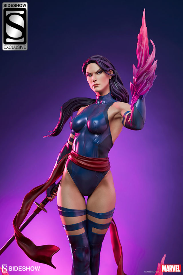 Psylocke EX Statue with Psyblade Sideshow Collectibles