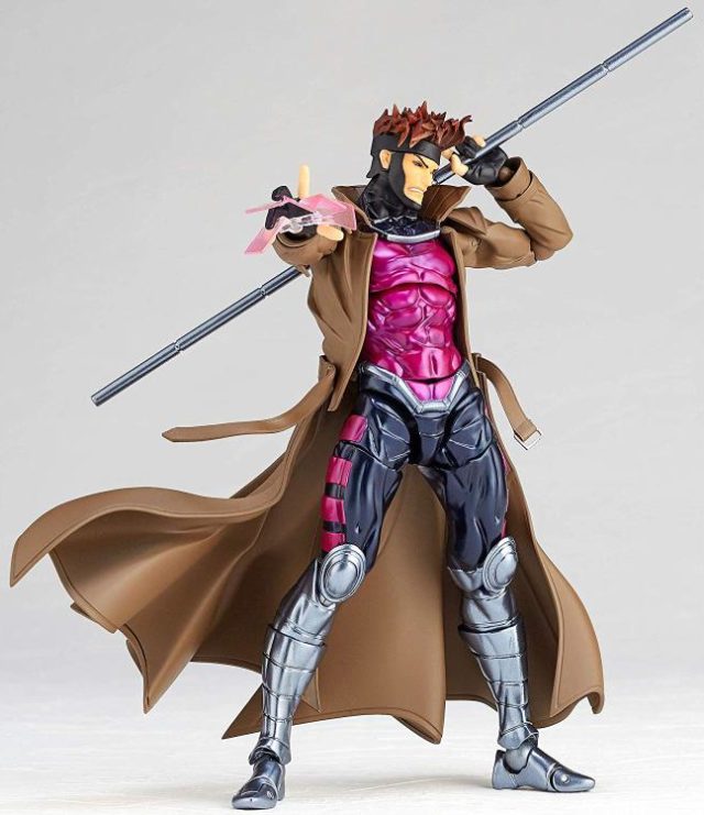 Gambit Action Figure Kaiyodo Revoltech 2019 With Angry Face