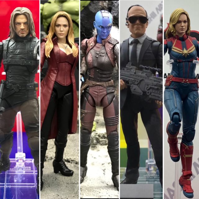 Tokyo Comic Con 2018 Marvel SH Figuarts Figures Loki Nebula Captain Marvel