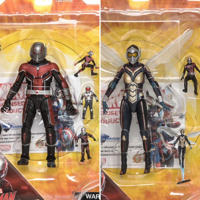 Marvel Select Ant-Man and The Wasp Figures Packaged
