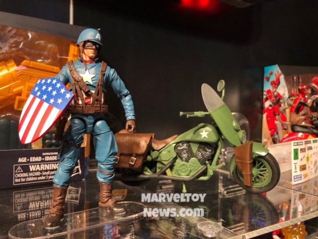 Toy Fair 2019 Hasbro Marvel Legends Captain America & Motorcycle
