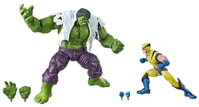 Marvel Legends 80th Anniversary Hulk vs Wolverine Figures