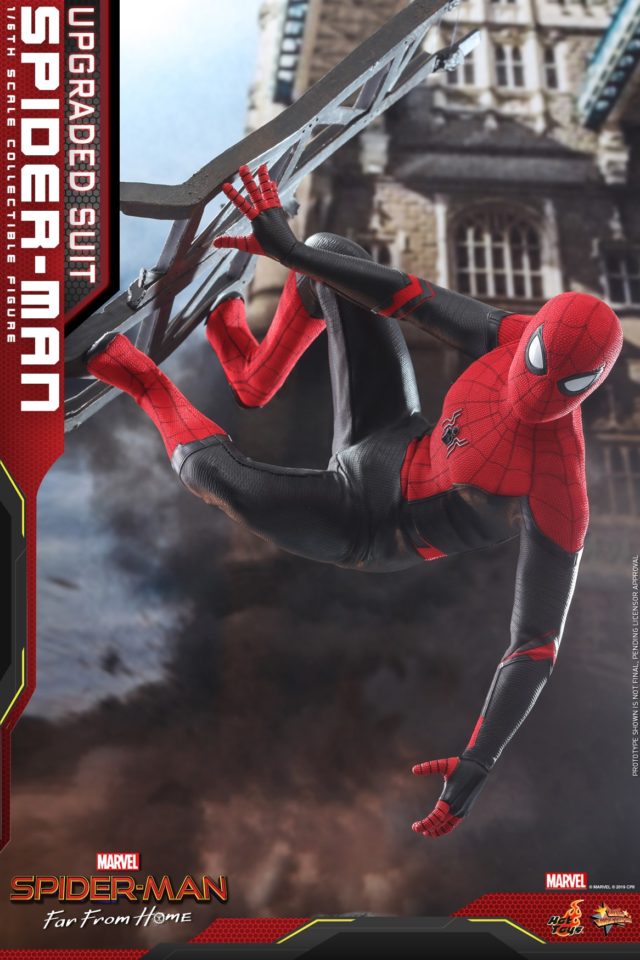 Spider-Man Red Black Costume Hot Toys MMS Movie Masterpiece Series Figure