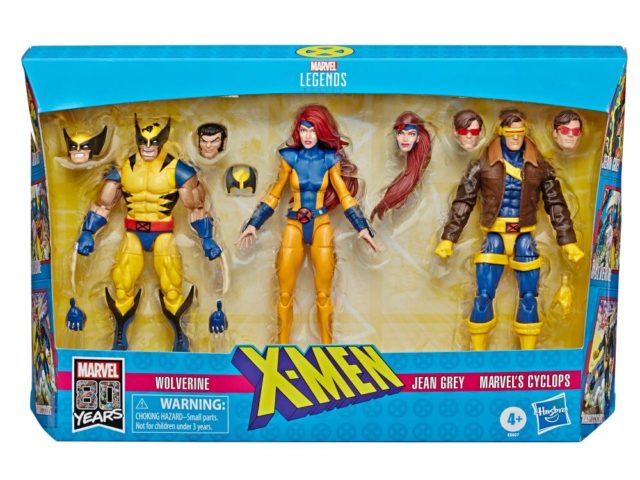 Marvel Legends Jean Grey Cyclops Wolverine 3 Pack Packaged