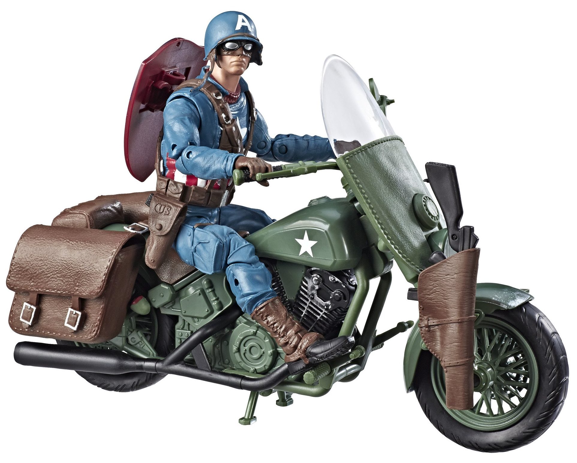 Marvel Legends Riders Captain America On WWII Motorcycle Set E1562862923932 