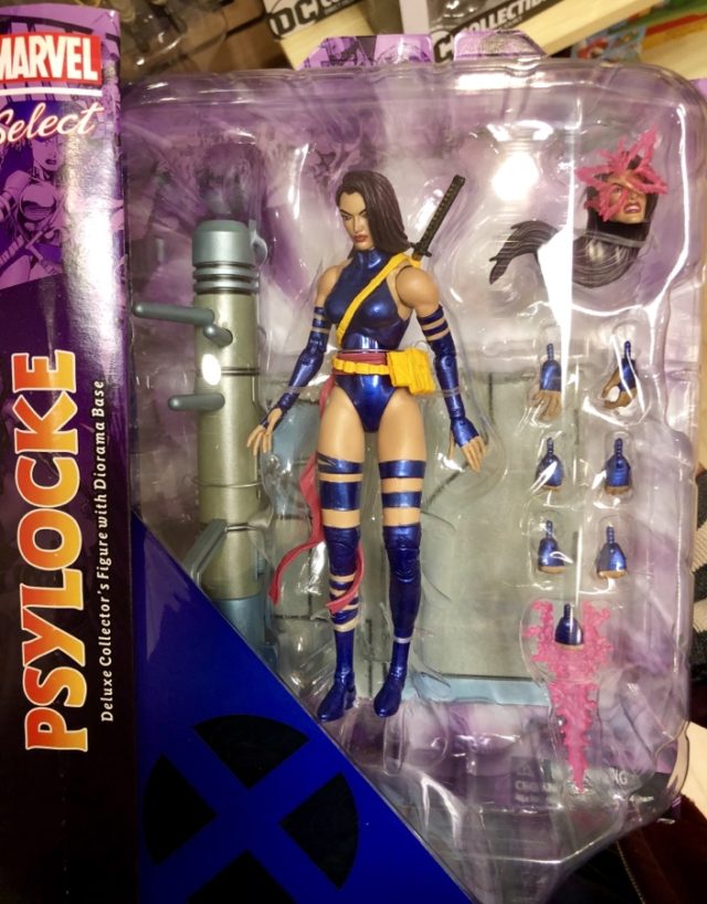 Marvel Select Psylocke Figure Packaged