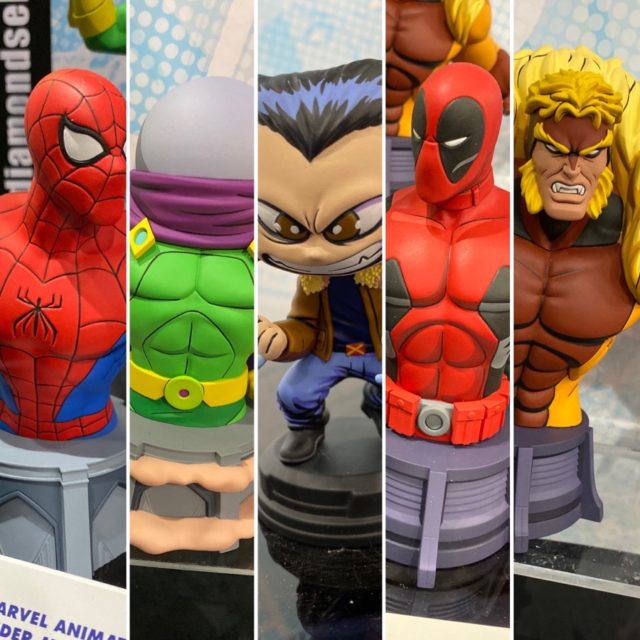 Toy Fair 2020 DST Marvel Animated Busts and Statues
