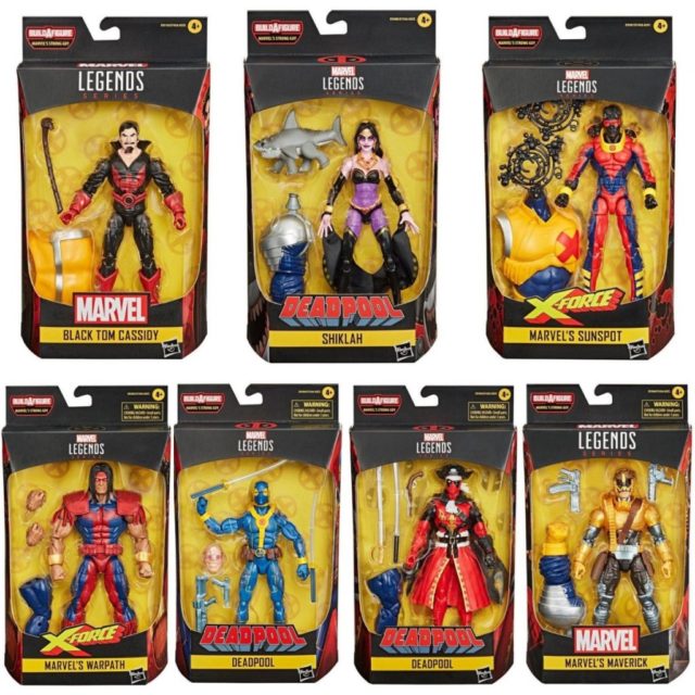 Marvel Legends Strong Guy Series Figures Packaged