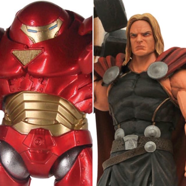 Marvel Select Hulkbuster Iron Man and Mighty Thor Figure Reissues