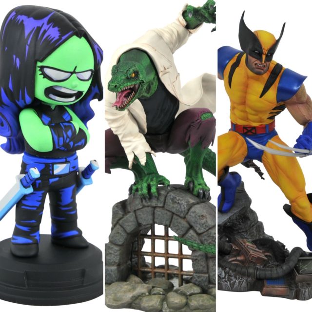 Diamond Select Toys Gamora Lizard Wolverine Statues January 2021