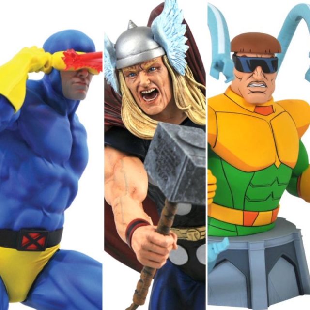 Diamond Select Toys Marvel Premier Cyclops Statue Gallery Thor Animated Doc Ock