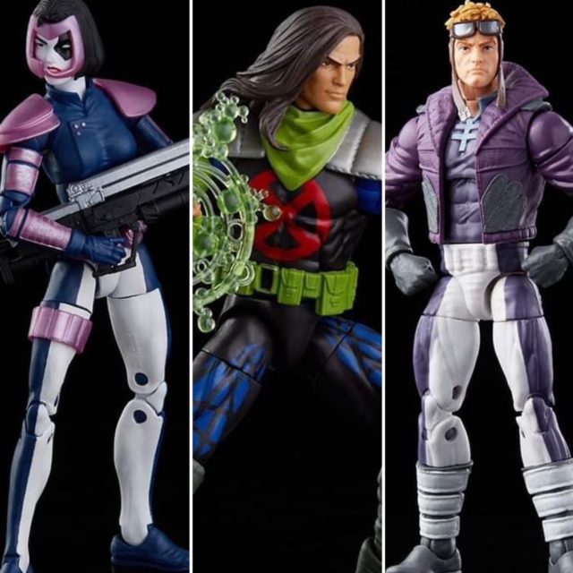Marvel Legends X-Force 3 Pack Figures Rictor Domino Cannonball with Legs