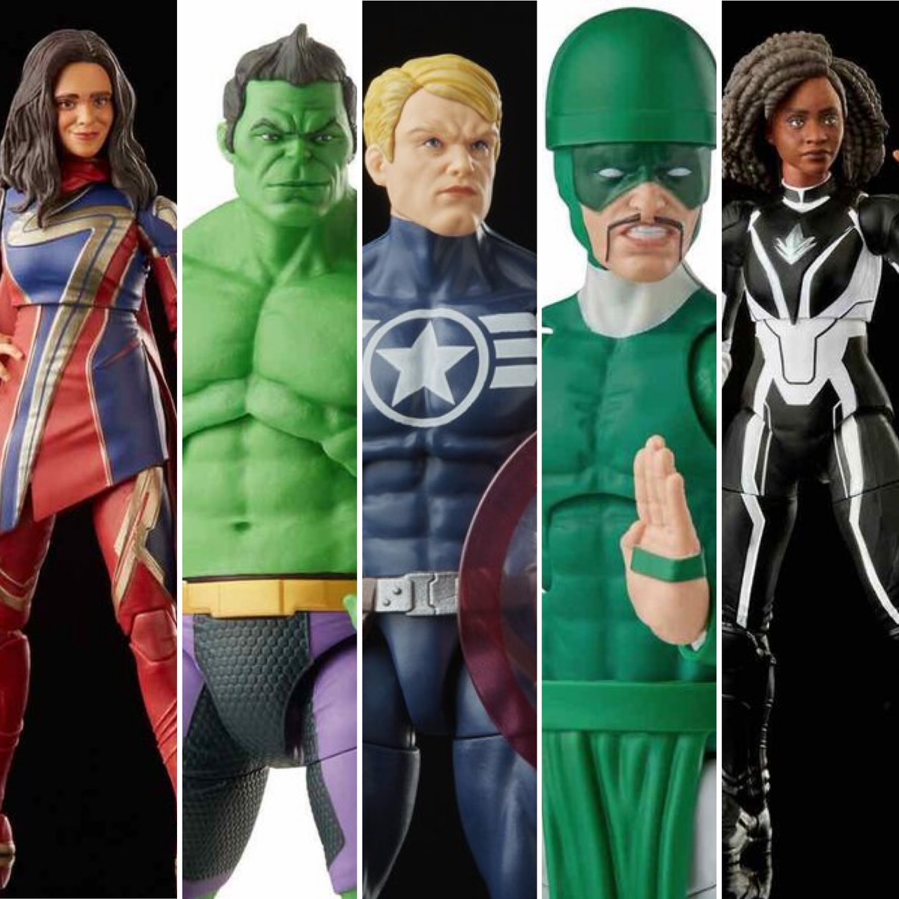 Marvel Legends The Marvels Figures Up for Order! Amadeus Cho Hulk Build ...