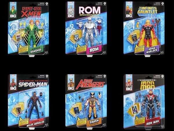 Marvel Legends Mini Comics Series Figures Packaged