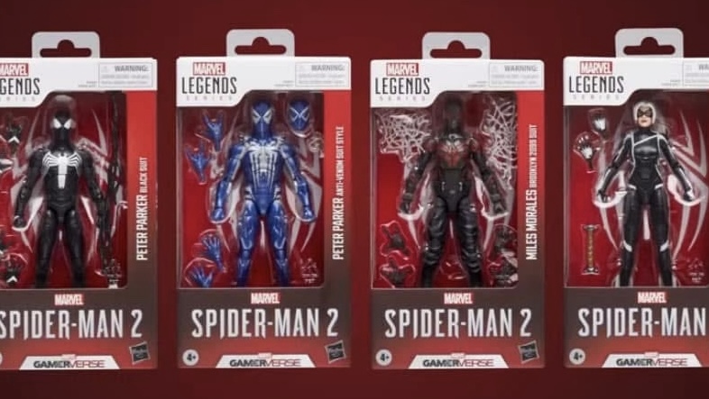 Hasbro Marvel Legends 2025 Spider-Man 2 GamerVerse Series Figures