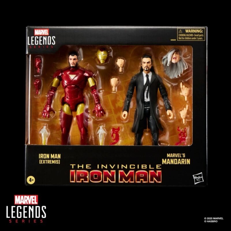 Amazon Exclusive Marvel Legends Mandarin Iron Man 2-Pack Packaged in Box
