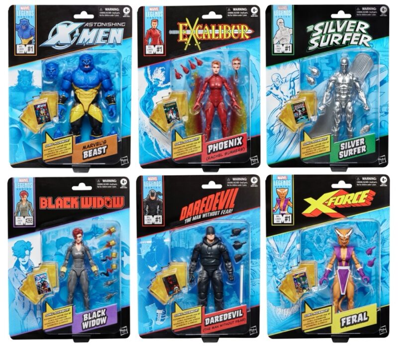Marvel Legends Mini Comics Wave 2 Figures Packaged