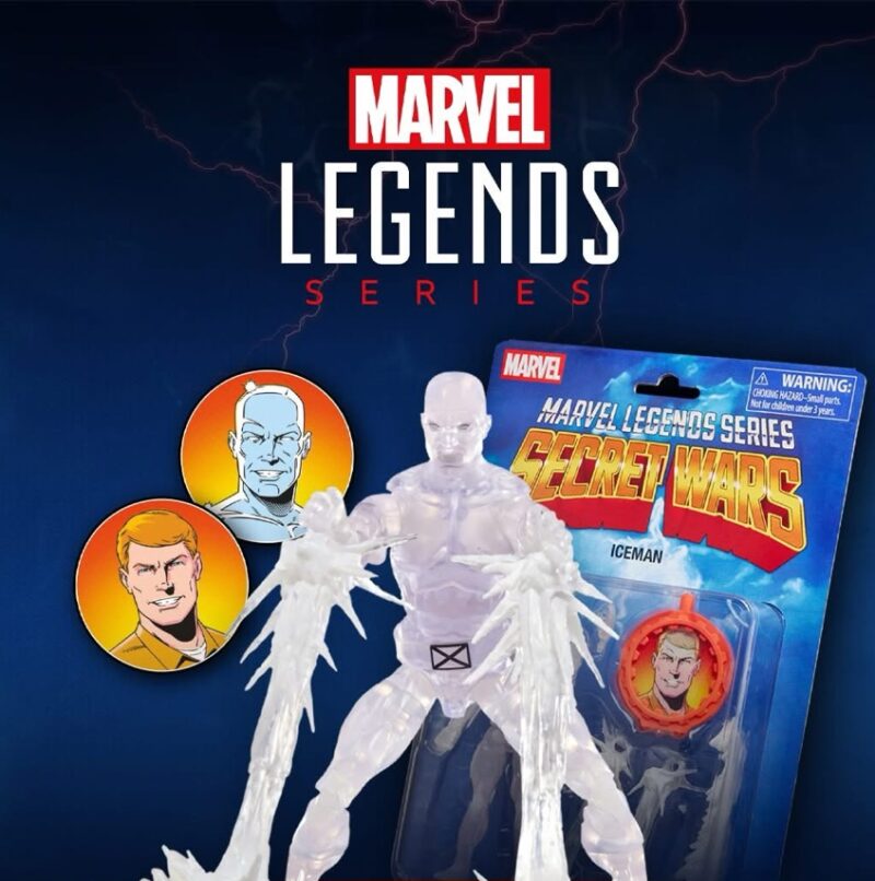Marvel Legends 2025 Iceman Secret Wars Figure Exclusive