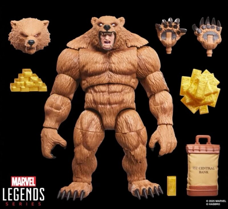 Grizzly Marvel Legends 2026 Figure and Accessories