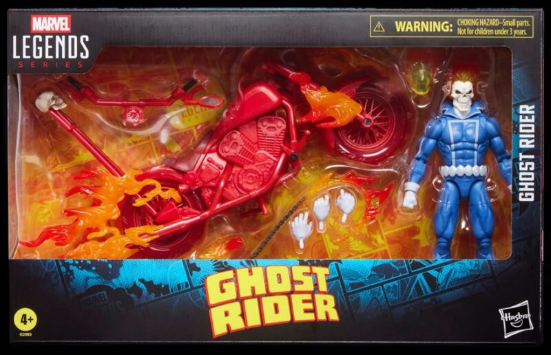 Marvel Legends 2026 Ghost Rider & Red Motorcycle Packaged in Box