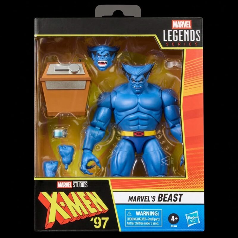 X-Men 97 Marvel Legends Beast Figure Packaged in Box Hasbro